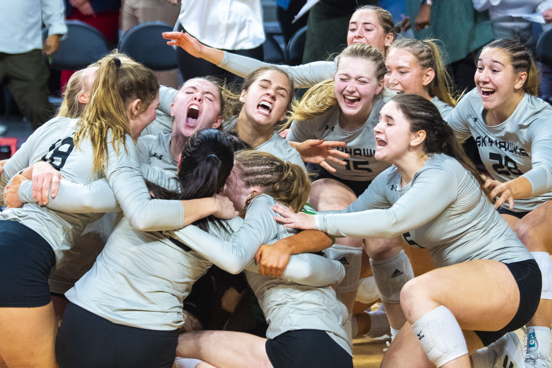 Class B state volleyball: Norris vs Omaha Skutt